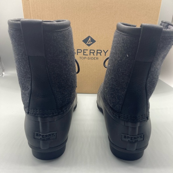 Sperry Gray Rubber Saltwater Duck Boots - Picture 4 of 4